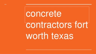 concrete services dallas