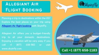 Allegiant Air Flight Booking