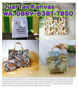 088ᑫ•8౩81•ᜪ850 (WA) Tas Selempang Kanvas Jadul Jual Tas Kanvas Polos