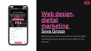 Web design, digital marketing, Search engine optimization, Website development |