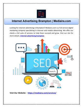 Internet Advertising Brampton | Mediaira.com