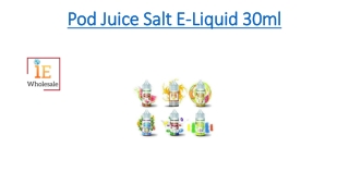 Pod Juice Salt E-Liquid 30ml