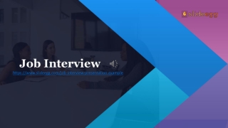 Job Interview PPT Presentation