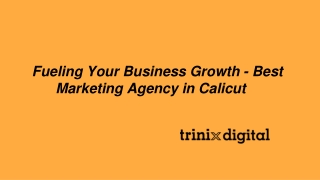 Fueling Your Business Growth - Best Marketing Agency in Calicut
