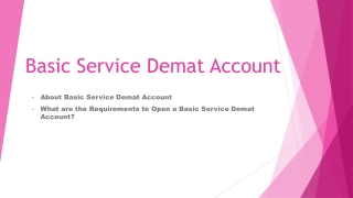 Basic Service Demat Account | Motilal Oswal