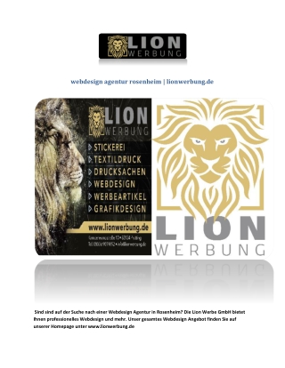 webdesign agentur rosenheim