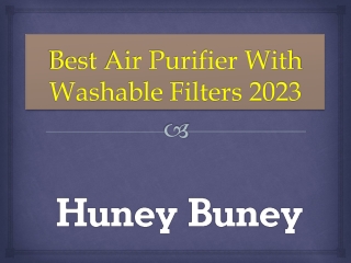 Best Air Purifier With Washable Filters 2023