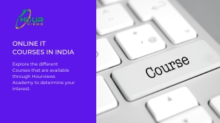 Strengthen Your Career Prospects With Online IT Courses In India