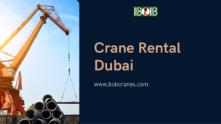 Crane Rental Dubai