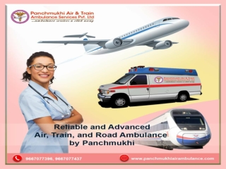 Panchmukhi Train Ambulance in Ranchi Provide Qualified and Experienced Medical Team