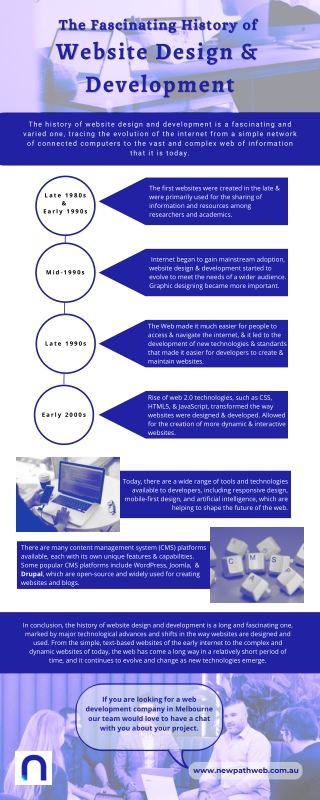 The Fascinating History of Website Design & Development