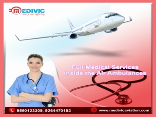 Medivic Aviation Air Ambulance Service in Patna and Delhi