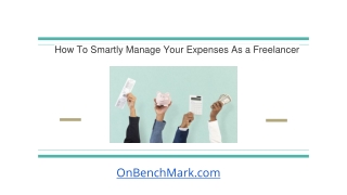 How To Smartly Manage Your Expenses As a Freelancer