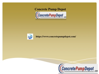 Used Concrete Pumps for Sale, concretepumpdepot.com