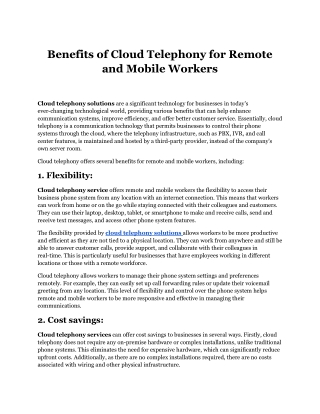 Benefits of Cloud Telephony for Remote and Mobile Workers.docx