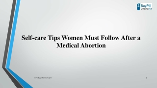 Self-care Tips Women Must Follow After a Medical Abortion
