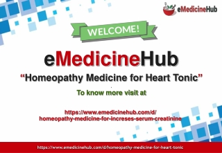 Homeopathy Medicine for Heart Tonic