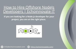 How to Hire Offshore NodeJs Developers  Echoinnovate IT