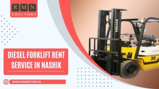 Looking For a Best Diesel Forklift Rent Service in Nashik