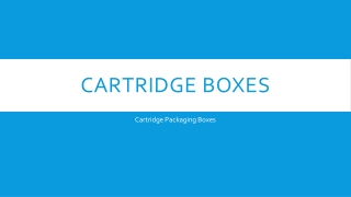 Cartridge Boxes