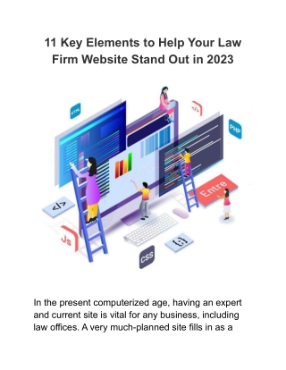 11 Key Elements to Help Your Law Firm Website Stand Out in 2023