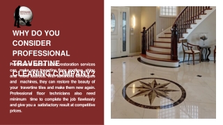 Top Travertine Cleaning Company in Laguna Hills, CA