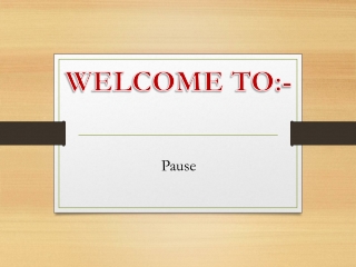 Pause
