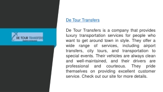 De Tour Transfers  Transfer-thessaloniki.com