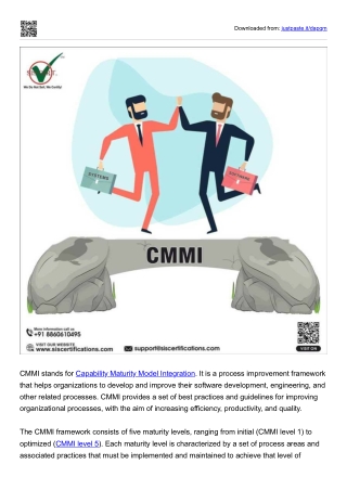 What is CMMI ?