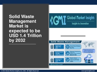 Solid Waste Management Market Top Trends, Future Analysis & Forecast 2023-2032