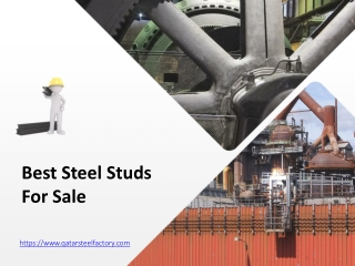 Best Steel Studs For Sale - www.qatarsteelfactory.com