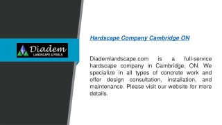 Hardscape Company Cambridge ON Diademlandscape.com (1)