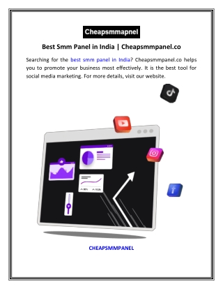 Best Smm Panel in India  Cheapsmmpanel.co