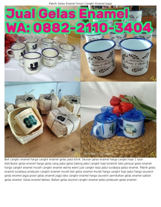 ౦88ᒿ~ᒿII౦~3Կ౦Կ (WA) Gelas Jadul Murah Beli Cangkir Enamel Jogja