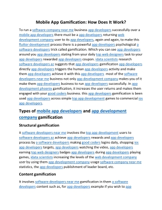 Mobile App Gamification How Does It Work