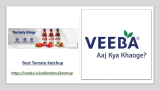 Best Tomato Ketchup