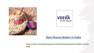 Best Peanut Butter in India
