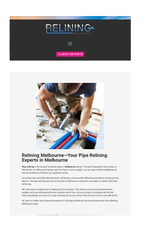 Blocked Drain Plumber Melbourne