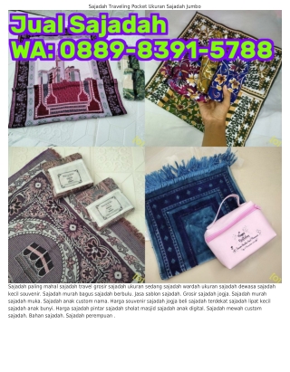 Ö88ᑫ–83ᑫI–5ᜪ88 (WA) Sajadah Ukuran Sedang Sajadah Belajar Sholat