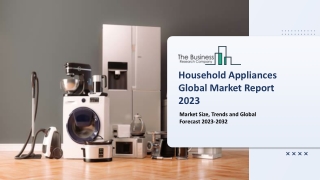 Household Appliances Global Market Size, Share, By Product Type, By Distribution Channel, Opportunity Analysis and Indus