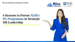 6 reasons to enroll in the PG programme in strategic HR leadership at XLRI!