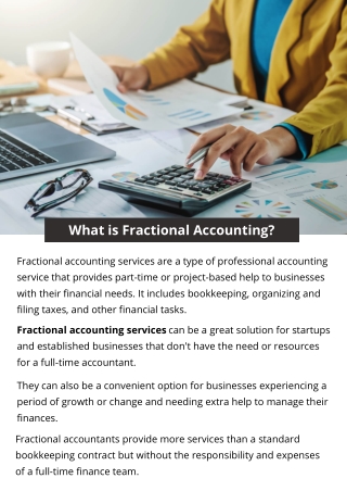 What is Fractional Accounting?