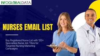 How to get a nurse email list?