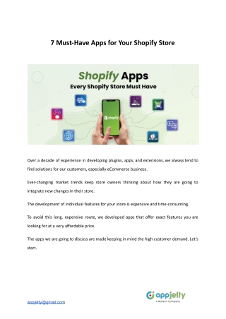 AppJetty_ Microblog_ 7 Must-Have Apps for Your Shopify Store