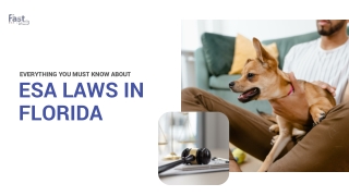 Get to Know About ESA Laws in Florida