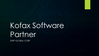 Kofax Software Partner In The USA | Top Certified Kofax Engineers