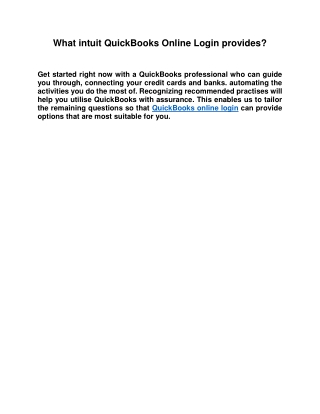 Intuit-Quickbooks-online-login