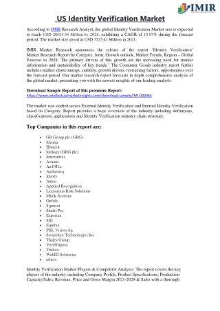 US Identity Verification Market
