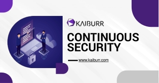 Get services With Continuous Compliance With Kaiburr!