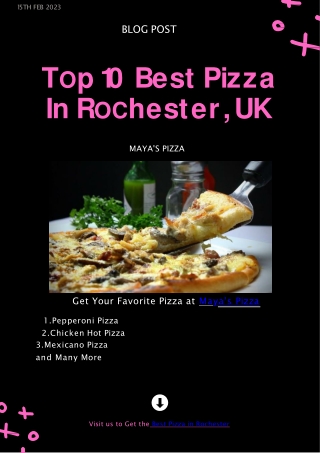 Top 10 Best Pizza In Rochester, UK